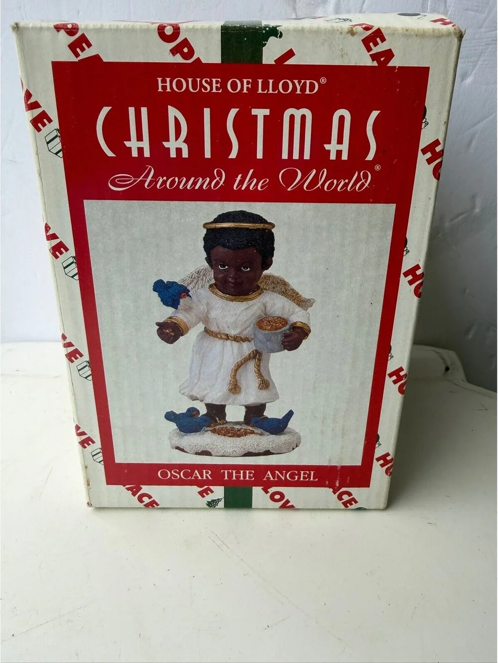 Vintage 1996 House of Lloyd Oscar the Angel Christmas Figurine S-11